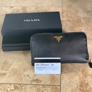 Prada Saffiano wallet